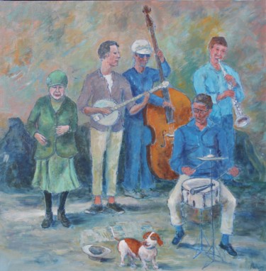 Peinture intitulée "Salsa" par Michel Adam, Œuvre d'art originale, Acrylique