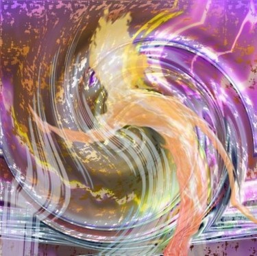 Arts numériques intitulée "SPEED OF LIGHT" par Happy House, Œuvre d'art originale