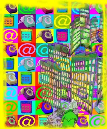 Arts numériques intitulée "DETRESSE VIRTUELLE" par Happy House, Œuvre d'art originale