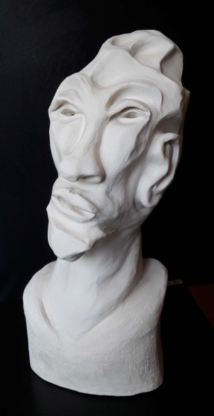 Sculpture titled "Gustav" by Catali, Original Artwork, Clay