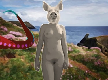 Arte digital titulada "Sin." por Haydee Lehttys, Obra de arte original, Pintura Digital
