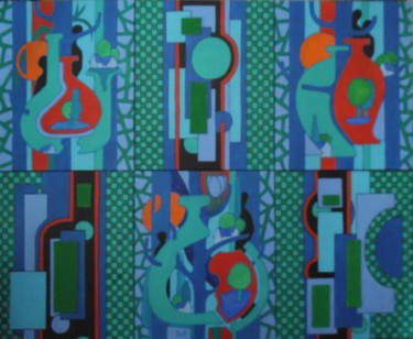 제목이 "Nature abstraite"인 미술작품 Michel Marant로, 원작, 아크릴