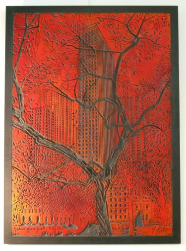 印花与版画 标题为“" Madison Square Pa…” 由Yann Hervis, 原创艺术品