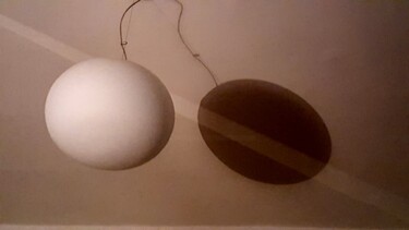 Fotografia intitolato "Urano e Saturno nel…" da Mangani', Opera d'arte originale