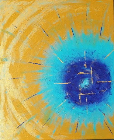 Peinture intitulée "Peinture énergétique" par Nathalie Jaulin, Œuvre d'art originale