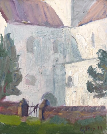 제목이 "Light on the Church"인 미술작품 Georgina Rey로, 원작, 기름