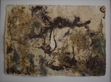 Collages titled "Chat Botté" by Chantal Lissonnet, Original Artwork, Paper