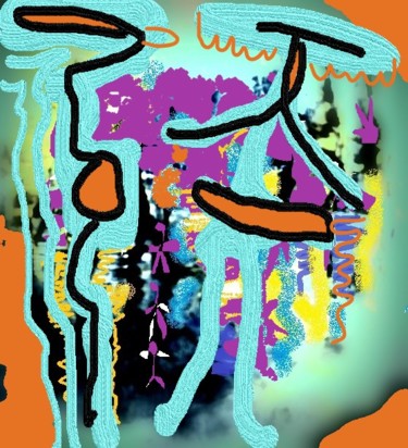 Digital Arts titled "vous-habitez-chez-v…" by Mysane, Original Artwork, Digital Painting