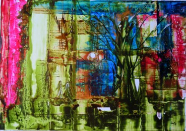 Nos impressions - encre acrylique - 50x70 cm 绘画 标题为“Nos impressions - e…” 由Clau Redier-Clément, 原创艺术品, 丙烯