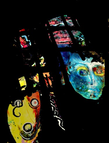 Digital Arts titled "miedo-de-mujer.jpg" by Mysane, Original Artwork, Digital Painting