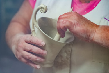 Photographie intitulée "fabrication porcela…" par Nicolas Bernié, Œuvre d'art originale