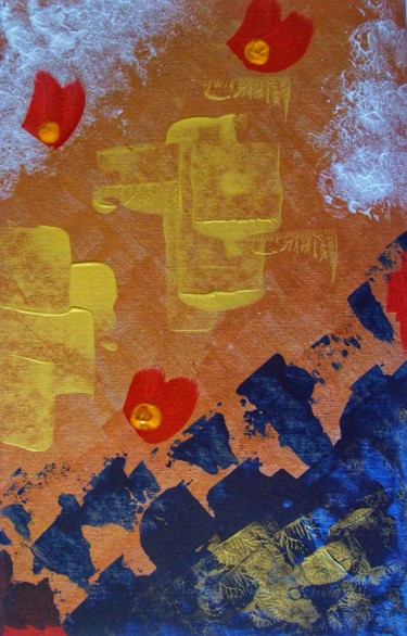 The Golden Age: vertigini-46-golden-power Peinture intitulée "The Golden Age: ver…" par Matteo Gabellini (Magnus Golden), Œuvre d'art originale, Acrylique