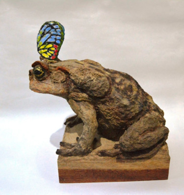 雕塑 标题为“" BONS AMIS "” 由Barake Sculptor, 原创艺术品, 纸