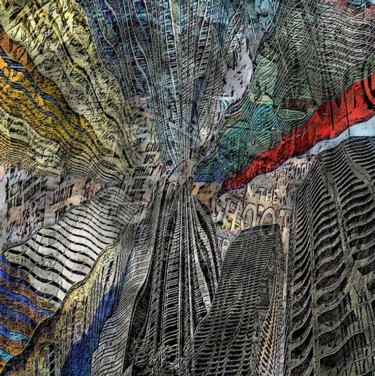Arts numériques intitulée "SPIN CITY" par Happy House, Œuvre d'art originale