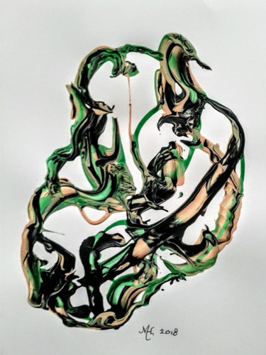 Schilderij getiteld "20190603-104951.jpg" door Marianne Huizinga, Origineel Kunstwerk