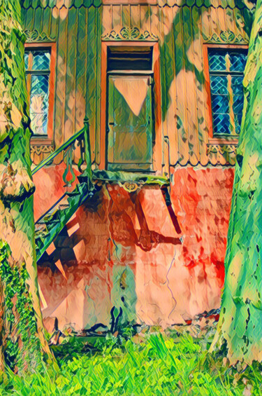 「Hidden places」というタイトルのデジタルアーツ Alain Erpeldingによって, オリジナルのアートワーク, デジタル絵画