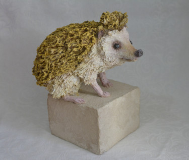 雕塑 标题为“HEDGEHOG” 由Barake Sculptor, 原创艺术品, 纸