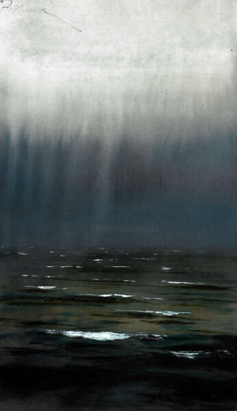 Peinture intitulée "Grain" par Gaele Flao, Œuvre d'art originale
