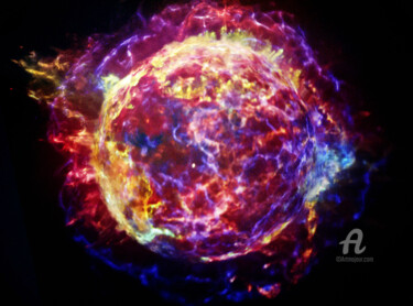 Digital Arts titled "Cassiopeia" by Germaneart, Original Artwork, Digital Painting