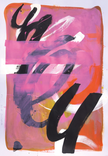 Peinture intitulée "70x100-037" par Franck Chambrun, Œuvre d'art originale, Acrylique