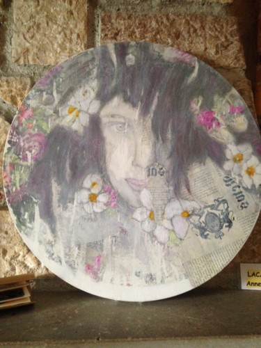 Peinture intitulée "Elle avance" par Mai, Œuvre d'art originale