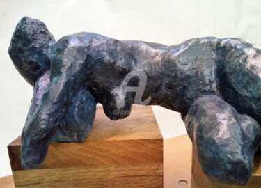 Sculpture intitulée "pause soleil" par Véronique Soitel, Œuvre d'art originale