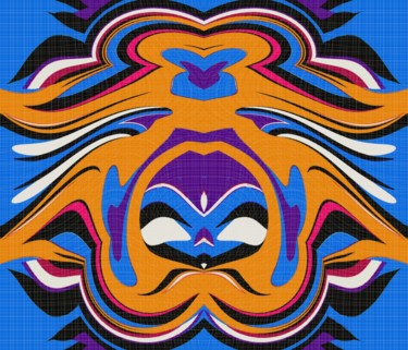 Digital Arts titled "Ducess M - The lion…" by Peter Jalesh, Original Artwork, Digital Painting