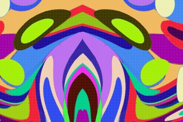 Digital Arts titled "Bubble garden" by Peter Jalesh, Original Artwork, Digital Painting