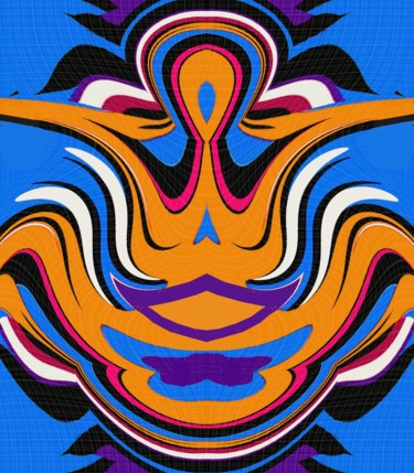 Digital Arts titled "yoga.jpg" by Peter Jalesh, Original Artwork, Digital Painting
