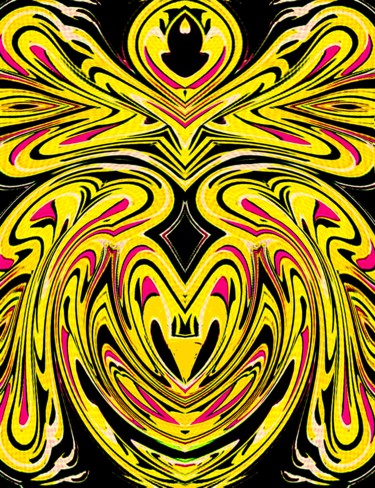 Digital Arts titled "Medallion for a new…" by Peter Jalesh, Original Artwork, Digital Painting