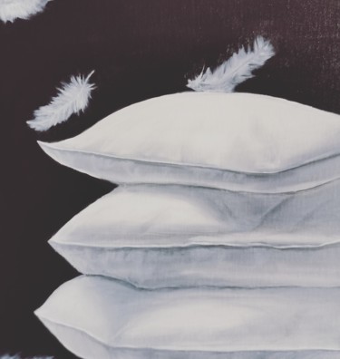 绘画 标题为“Plumes” 由Patricia Mouttet-Lopez, 原创艺术品, 油