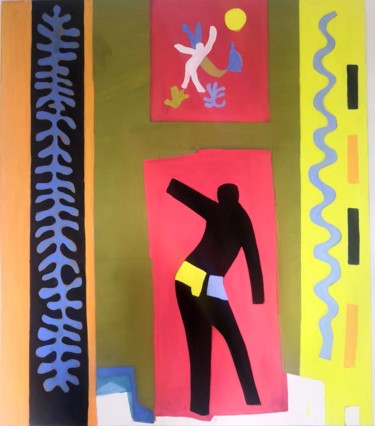 Peinture intitulée "Le passager." par Papillon, Œuvre d'art originale, Tempera