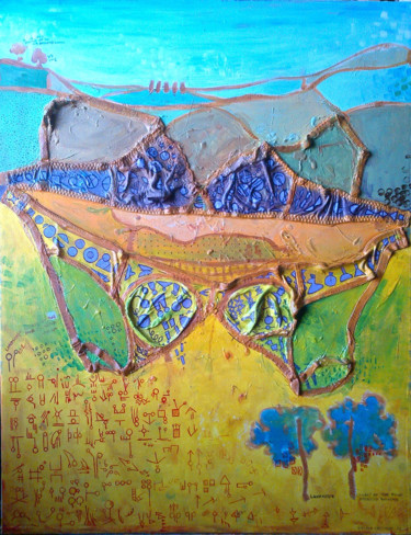 Collages titled "Landscape: The Lega…" by Gerald Shepherd F.F.P.S., Original Artwork