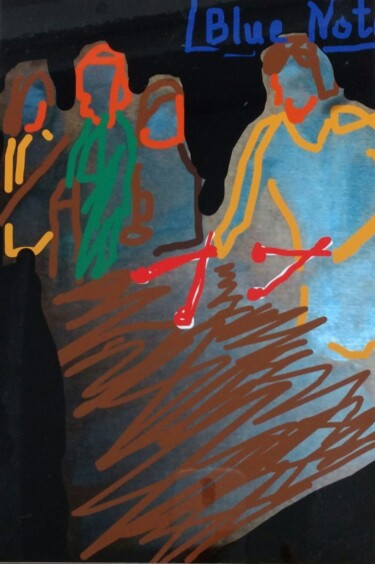 Pittura intitolato "Quartett" da M.U.S.E., Opera d'arte originale, Pittura digitale