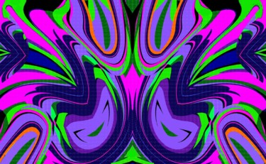 Digital Arts titled "Away, as in a dance" by Peter Jalesh, Original Artwork, Digital Painting