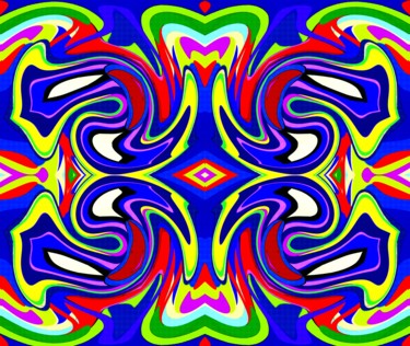 Digital Arts titled "The emperor's tatoo" by Peter Jalesh, Original Artwork, Digital Painting