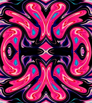 Digital Arts titled "Red Shells" by Peter Jalesh, Original Artwork, Digital Painting