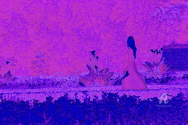 La Promenade Rêvée.#artistsupportpledge Arts numériques intitulée "La Promenade Rêvée.…" par Adèle Vahn, Œuvre d'art originale, Travail numérique 2D