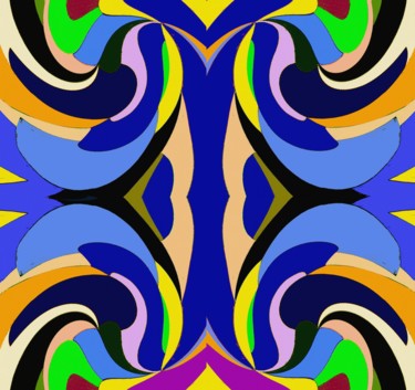 Digital Arts titled "On an ancestryh land" by Peter Jalesh, Original Artwork, Digital Painting