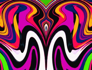 Digital Arts titled "Wavering dialog" by Peter Jalesh, Original Artwork, Digital Painting