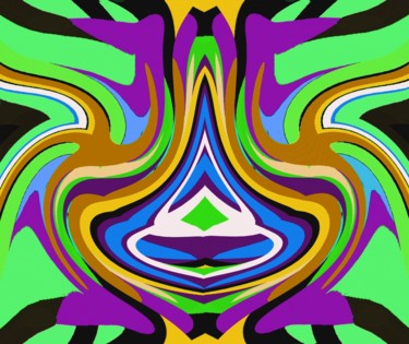 Digital Arts titled "The seer within" by Peter Jalesh, Original Artwork, Digital Painting