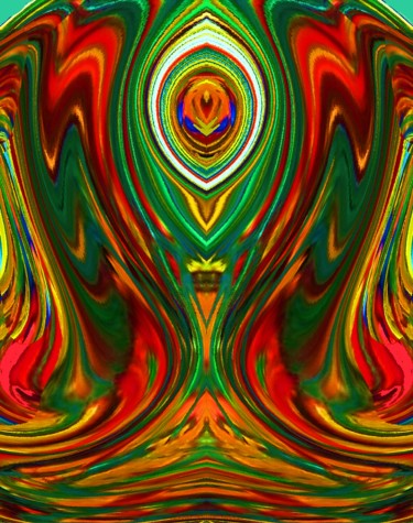 Digital Arts titled "Thje old medallion…" by Peter Jalesh, Original Artwork, Digital Painting