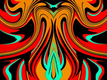 Digital Arts titled "Lion tail" by Peter Jalesh, Original Artwork, Digital Painting