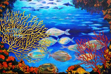 Peinture intitulée "Cadaqués" par Karlijn Surminski, Œuvre d'art originale, Huile Monté sur Châssis en bois