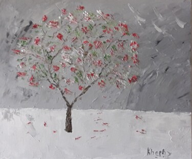 Painting titled "Printemps.jpg" by Christine Ranchoux Soleillant, Original Artwork, Oil