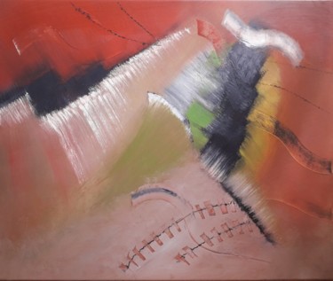 Peinture intitulée "Smeralda" par Marion Myriam, Œuvre d'art originale, Huile