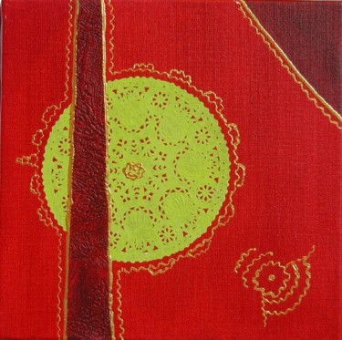 Peinture intitulée "Cache-cache" par Anne Garnier, Œuvre d'art originale