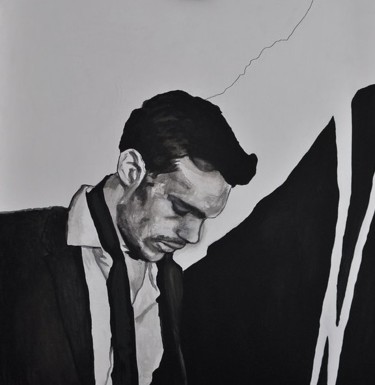 Pittura intitolato "Ticco" da Roberto Del Frate, Opera d'arte originale