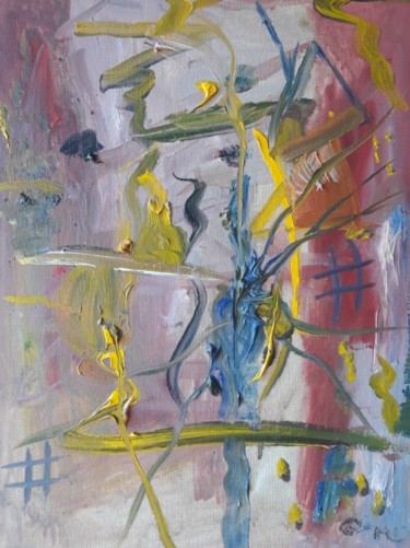 제목이 "abstrait8.jpg"인 미술작품 Oeilme로, 원작, 기름