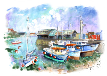 绘画 标题为“Mevagissey 03” 由Miki De Goodaboom, 原创艺术品, 水粉